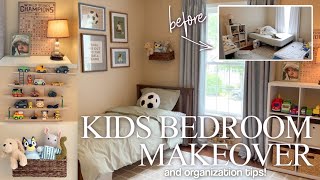 EXTREME BEDROOM MAKEOVER | KIDS ROOM DECORATING IDEAS & KIDS STORAGE AND ORGANIZATION TIPS 2025