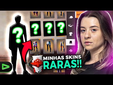 MINHAS SKINS RARAS DE PERSONAGEM MASCULINO!!!