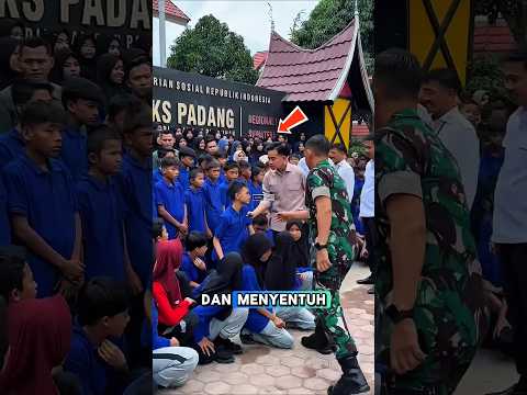 Siswa Panik, Tiba-Tiba Gibran Tarik Bajunya.⁉️#shorts