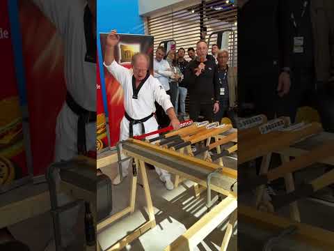 Nobody Believed He Could Break These Sticks! #shorts #shortsvideo