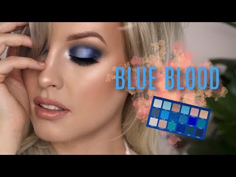 JEFFREE STAR BLUE BLOOD PALETTE TUTORIAL + REVIEW
