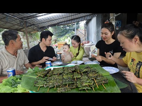 V434. Làm Bò Nướng Lá Lốt thơm nức mũi cuốn bánh tráng rau sống nữa còn gì bằng