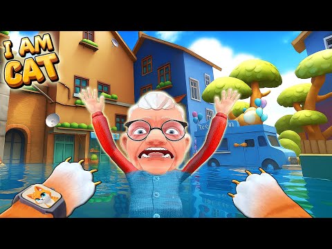 ¿INUNDÉ de AGUA el mapa? (I Am Cat VR)