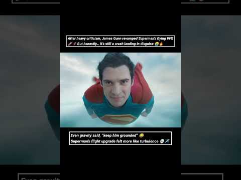 Gunn’s Superman Flight Fix Still Looks Rough 😭🦸♂️🔥
