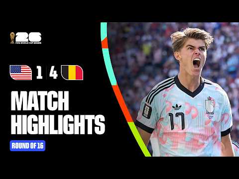 Highlights | USA 1-4 Belgium | FIFA World Cup 2026™