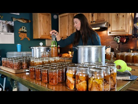 Canning Bone-In Chicken + Moose Meat with Enchilada Sauce