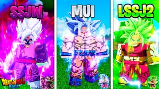Todas Las Transformaciones de Dragon Ball Rage!😱🔥 (2025) | ROBLOX