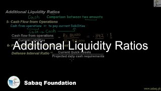Additional Liquidity Ratios