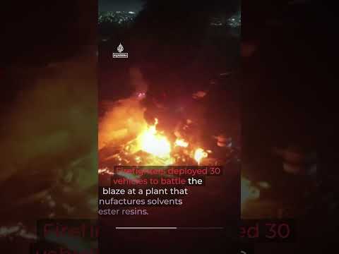 Massive fire at chemical factory forces evacuations in Brazil