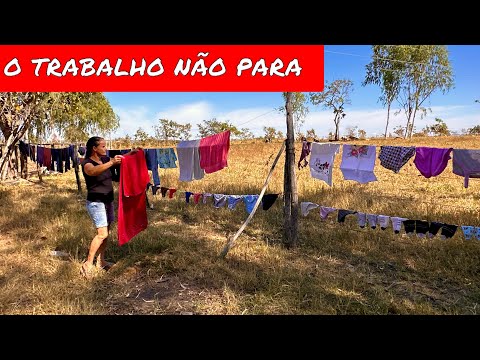 ROTINA DA MANHÃ AQUI NA OBRA DA FAZENDA QUE COMPAMOS CAPA O TRABALHO NÃO PARA