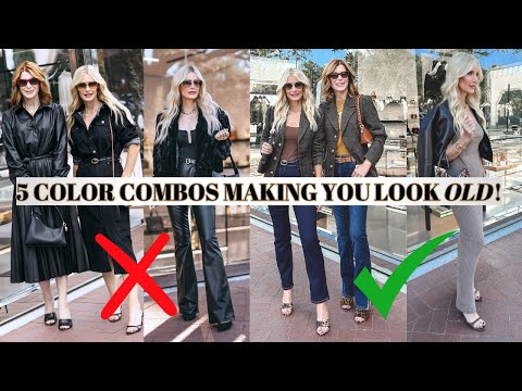 5 Color Combinations Making You Look Old & What to Wear Instead | Fashion Over 40