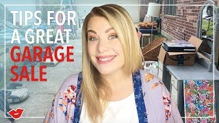 Tips for a Great Garage Sale | Eden from Millennial Moms