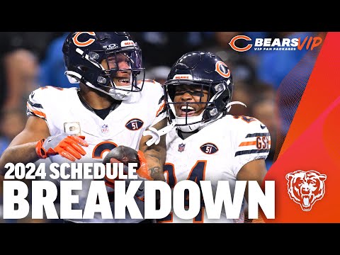 Joniak and Thayer preview the Chicago Bears 2024 schedule video clip