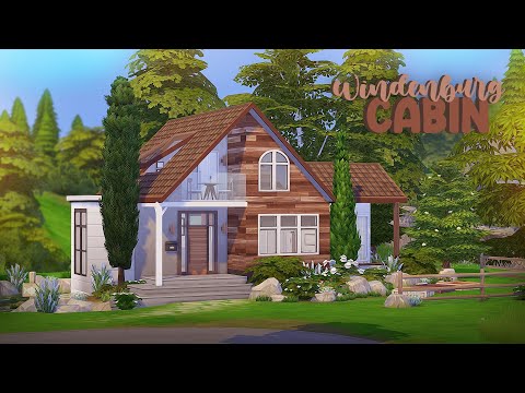 Contemporary Windenburg Cabin 🌲 | The Sims 4 Speed Build