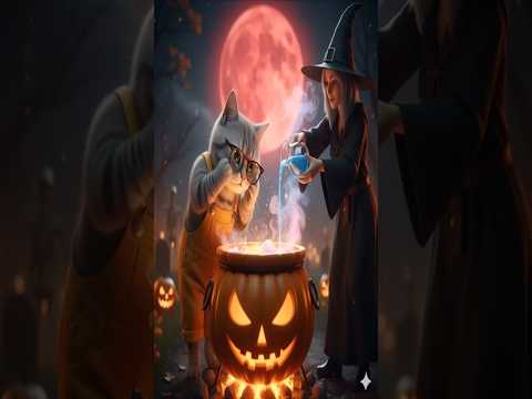 The Halloween Pumpkin Cauldron Explosion #aipets #animation #halloween