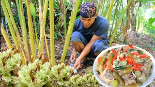 Garang asem Ekor sapi Wresah muda, Cantir singkong [Masakan tradisional Pedesaan]