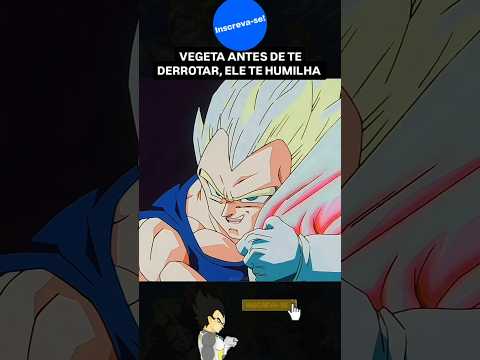 VEGETA HUMILHA MAJIN BOO #dragonball #desenhos #animes #goku #vegeta