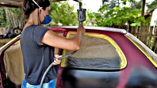 Chegou o grande dia! Pintura do Fiat Palio 2008