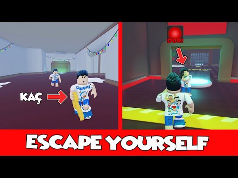 😱YOUTUBER PRATİK OYUN KENDİNDEN KAÇIYOR !!!🤣 | ESCAPE YOURSELF OBBY