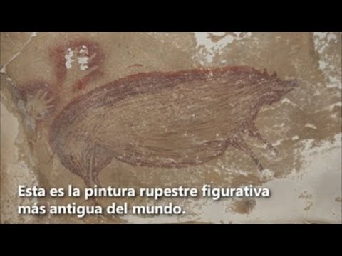 Esta es la pintura rupestre figurativa más antigua del mundo