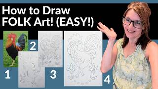 Create Magical FOLK ART! (from Inspiration to Drawing)