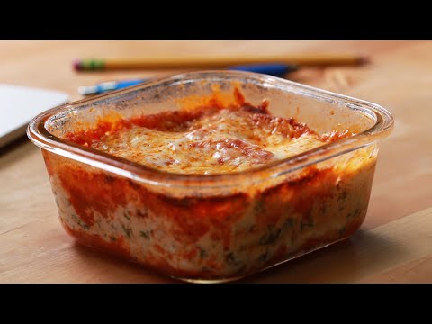 Microwave Meal-Prep Lasagna