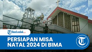 Gereja Santo Yusuf Kota Bima Bersiap Gelar Misa Natal 2024