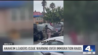 Cellphone footage captures federal agents detaining US citizen in Anaheim