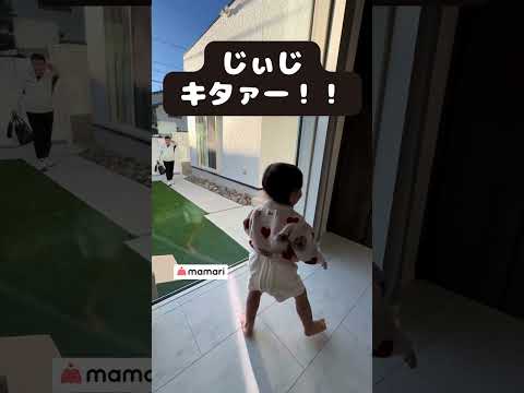 【710万再生✨】待ちに待ったじぃじの帰宅💓　#shorts #赤ちゃん