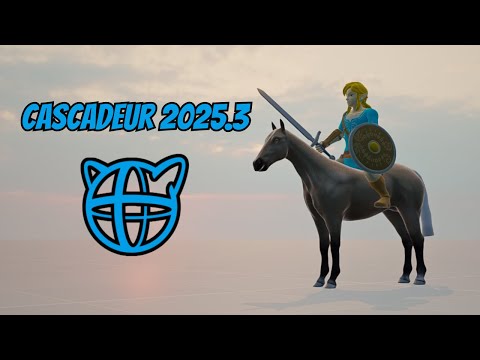 Cascadeur 2025.3 live demo – New render engine, quadruped support and more