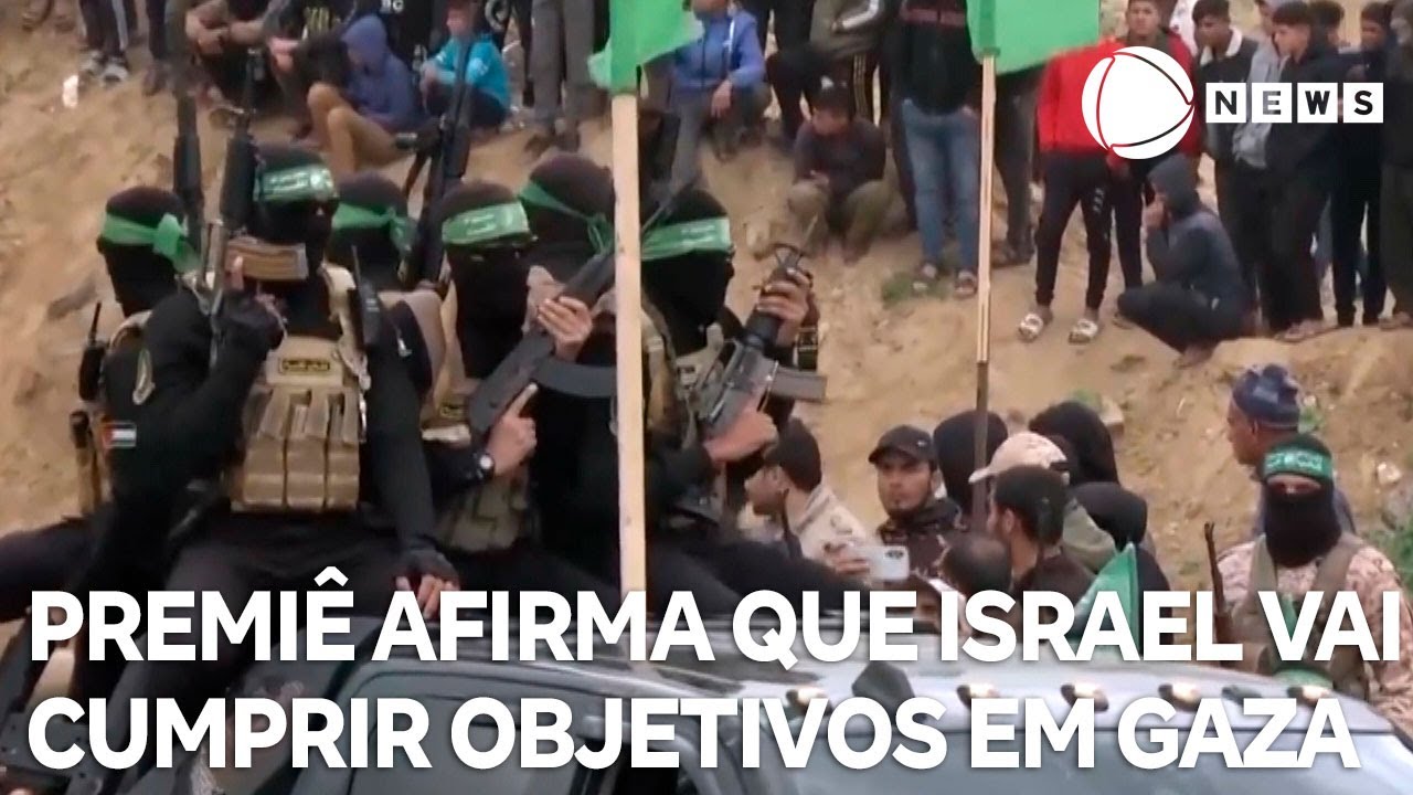 Premiê afirma que Israel vai cumprir objetivos na Faixa de Gaza