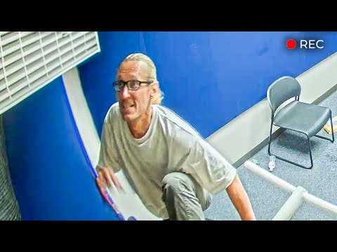 Suspect Realizes He Can Escape The Interrogation Room