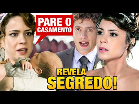 IMPÉRIO - Cristina PARA CASAMENTO DE VICENTE E MARIA CLARA com um bebê no colo e releva segredo!
