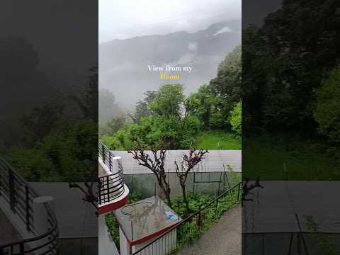 View from my room #pahadi #pahad #shorts #gopeshwar