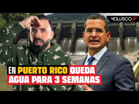 Queda agua para solo 3 Semanas en Puerto Rico si no llueve. Mira los detalles