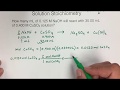 Stoichiometry and Chemical Reactions