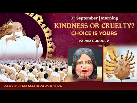 Paryushan 2024 LIVE Pravachan Day 3 | Param Gurudev Shree Namramuni Maharaj Saheb | 3 Sep, 24
