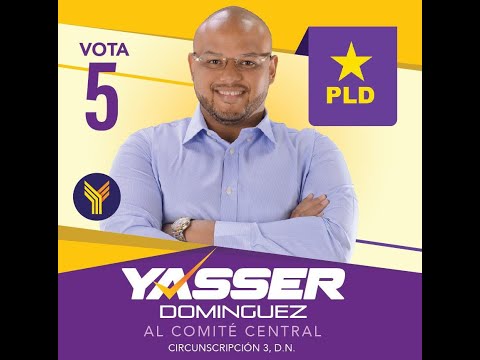 Yasser Dominguez rumbo al comité central del PLD