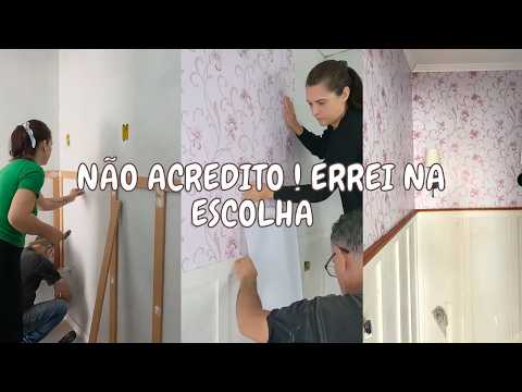 NÃO DEU CERTO DEPOIS DE MUITO TRABALHO A DECORAÇÃO DO BANHEIRO NÃO FICOU BOA !