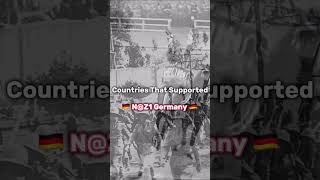 Countries That Supported N@Z1 Germany in WW2 #military #army #history