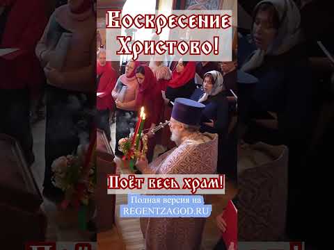 Воскресение Христово! Поет весь храм!