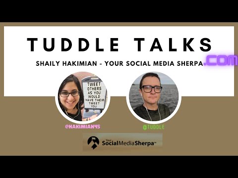 TUDDLE GETS A TALKIN TO BY THE SOCIAL MEDIA SHERPA @HAKIMIAN45