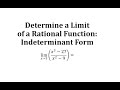 Understanding Limits of Rational Functions