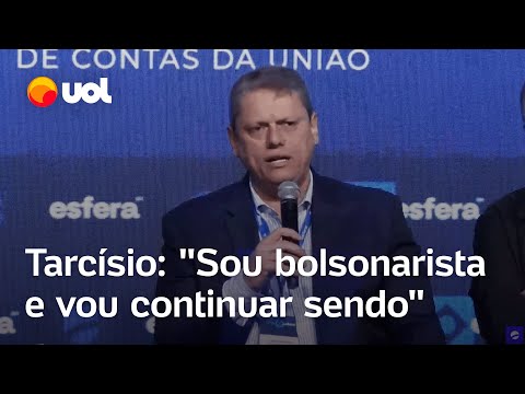 Tarcísio de Freitas garante: 'Sou bolsonarista e vou continuar sendo'