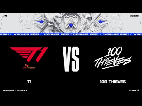 T1 vs 100｜2021 World Championship Group Stage Day 5 Game 2