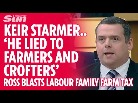 Douglas Ross slates 'lying' Keir Starmer & Scottish Labour over Family Farm Tax