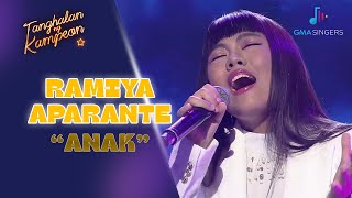 Ramiya Aparante's SOULFUL singing in 'Anak'! | Tanghalan Ng Kampeon 3