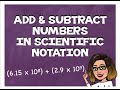 Mastering Addition and Subtraction in Scientific Notation
