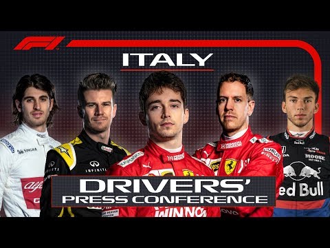 2019 Italian Grand Prix: Pre-Race Press Conference