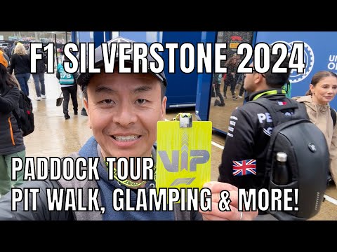 F1 Silverstone 2024 Experience: Paddock Tour, Pit Walk, Glamping!